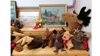 Ziemeļbriežu figūru izstāde