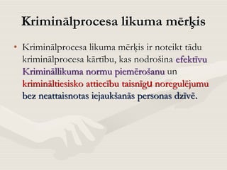 Cietušā tiesības, to nodrošināšanas garantijas Latvijas kriminālprocesā