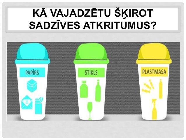 Latvijā par gandrīz 90% iespējams samazināt nešķiroto sadzīves atkritumu daudzumu