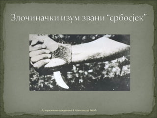 Ауторизовано предавање & Александар Бојић
 