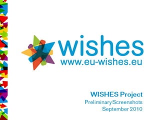 Presentacion   wishes webpage- screenshots