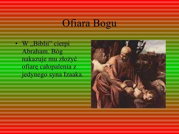 Prezentacja o cierpieniu