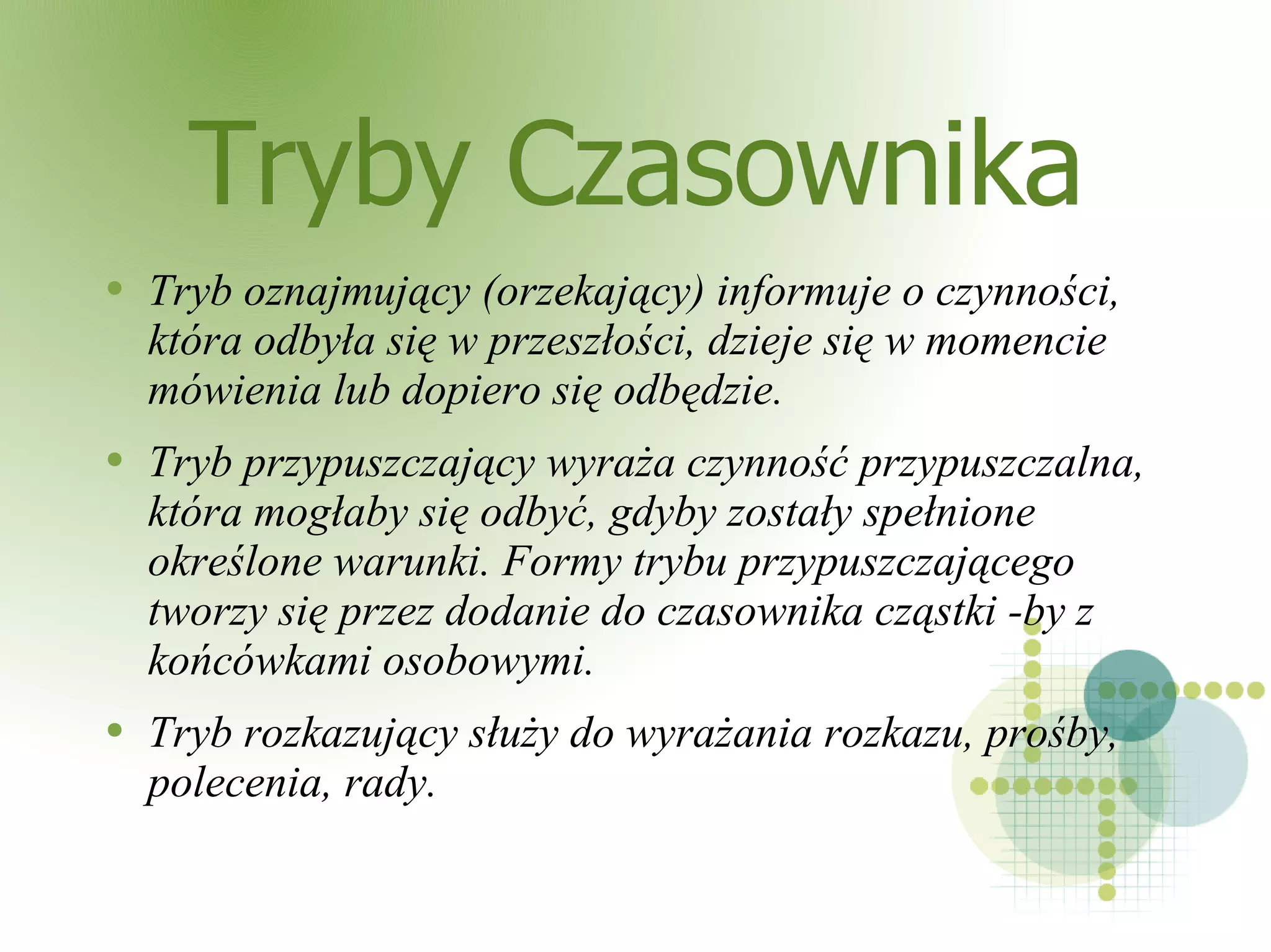 Czy Czasownik Odmienia Się Przez Przypadki