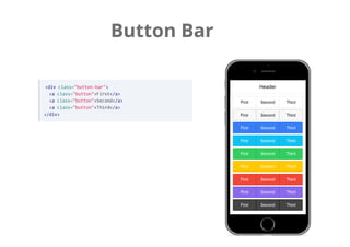Button Bar
 