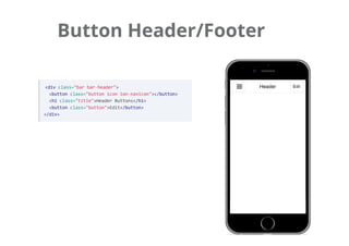 Button Header/Footer
 