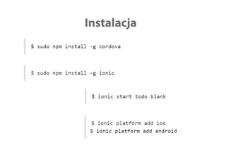 Instalacja
 