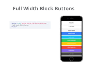 Full Width Block Buttons
 