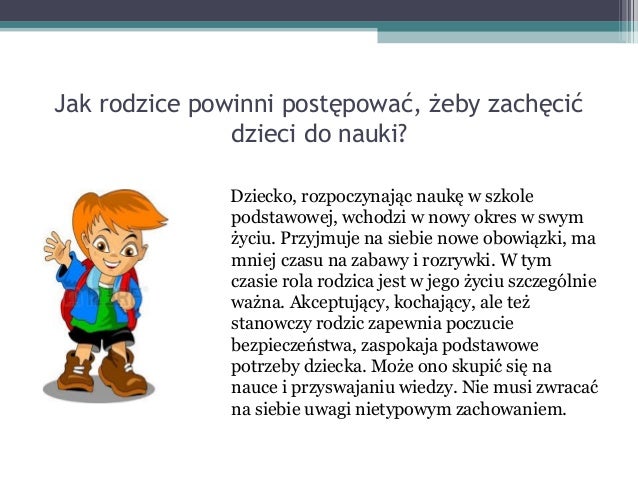 Prezentacja Motywacja Uczniów Do Nauki