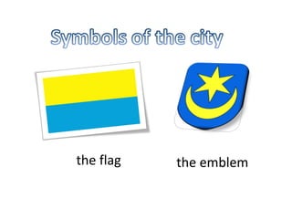 the flag   the emblem
 