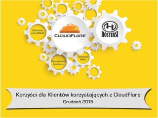 Korzyści dla Klientów korzystających z CloudFlare. Grudzień 2015 