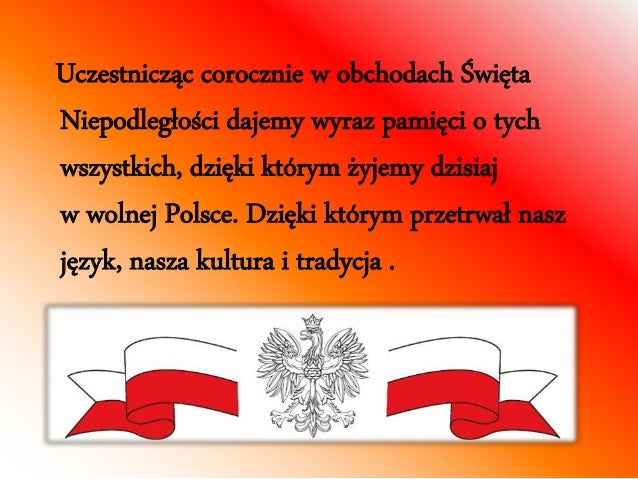 Swieto Niepodleglosci 11 Listopada