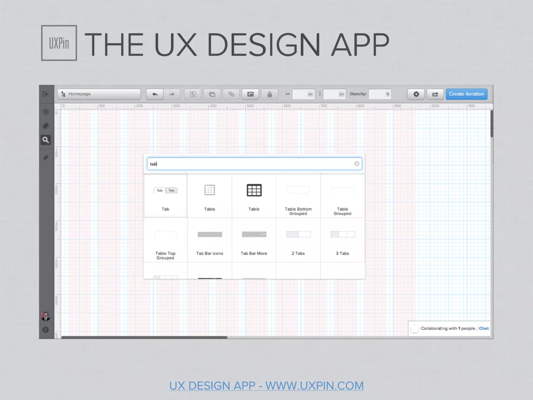 THE UX DESIGN APP




    UX DESIGN APP - WWW.UXPIN.COM
 
