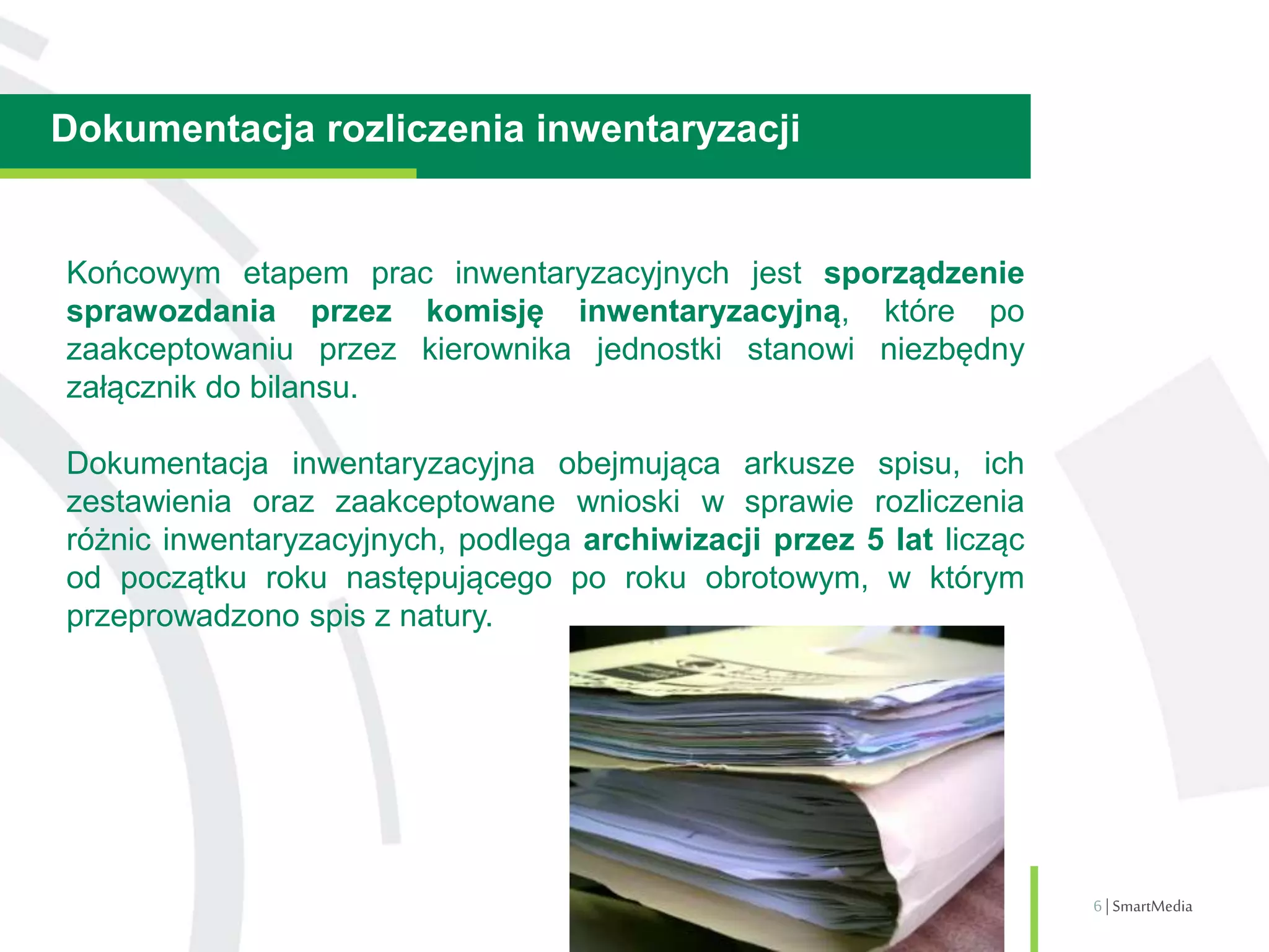 Sprawdzian Z Inwentaryzacji I Reklamacji
