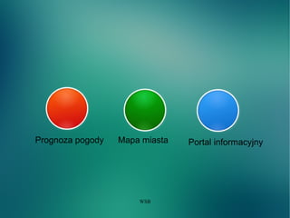 WSB
Prognoza pogody Mapa miasta Portal informacyjny
 