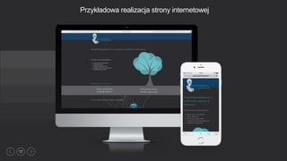 17
Przykładowa realizacja strony internetowej
 