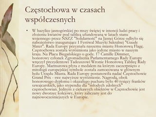 Prezentacja CzęStochowa