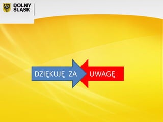DZIĘKUJĘ ZA

UWAGĘ

 