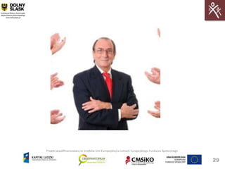 Projekt współfinansowany ze środków Unii Europejskiej w ramach Europejskiego Funduszu Społecznego


                                                                                                    29
 