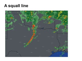 A squall line

 