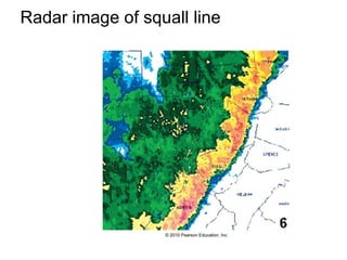 Radar image of squall line

 