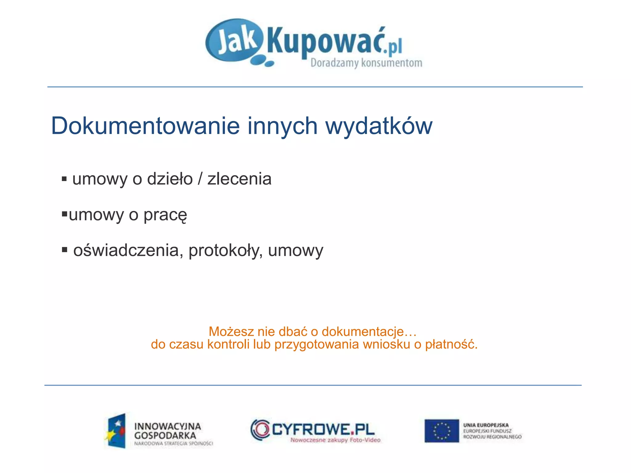   usługi dodatkowe / partnerów dla sklepuWniosek o dofinansowanie czekanie na termin składania wniosków