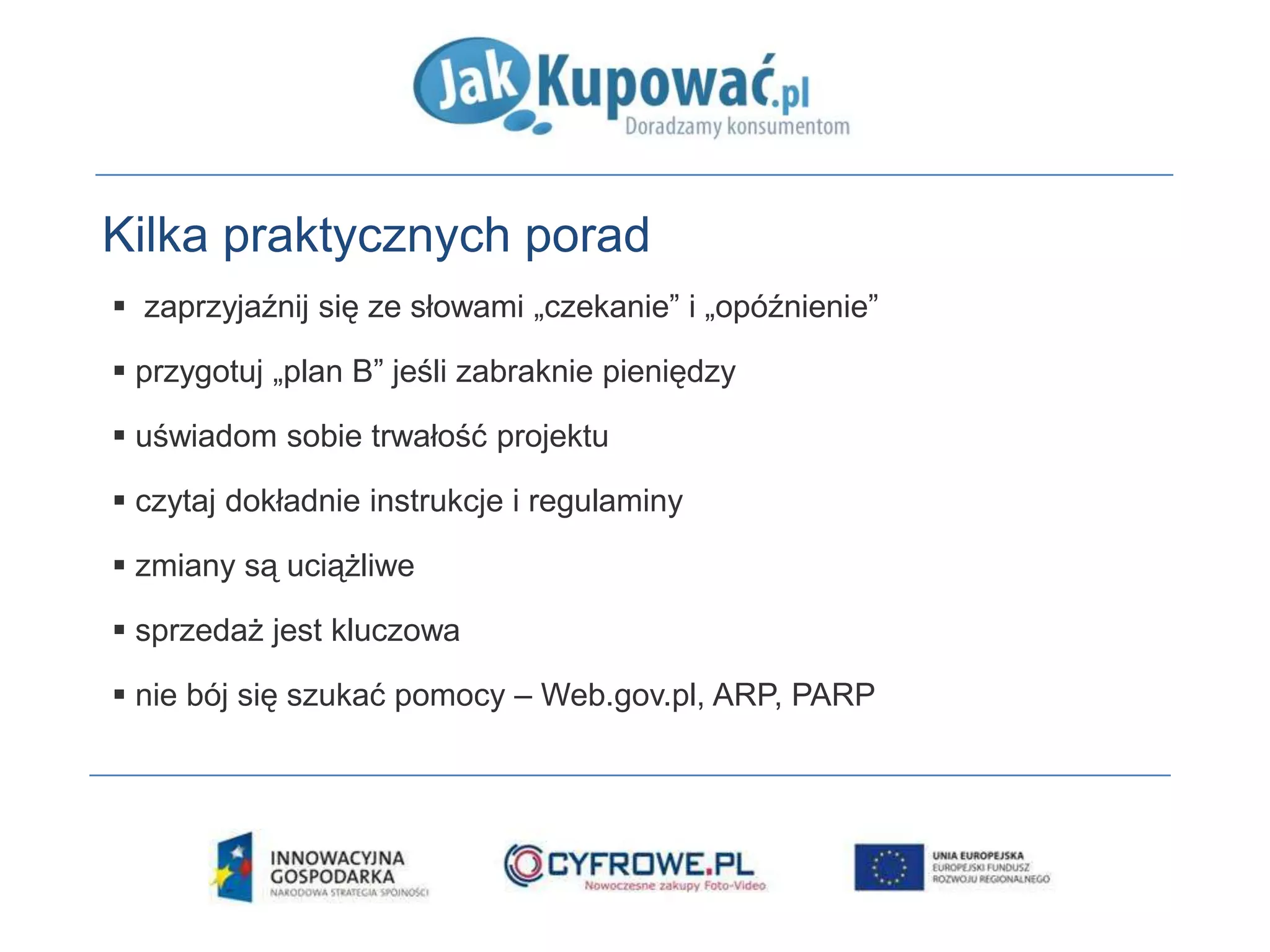  wstawanie o świcieUwaga! Prezentujący nie ponosi odpowiedzialności za decyzje podjęte na podstawie wiedzy nabytej podczas tej prezentacji ;-)