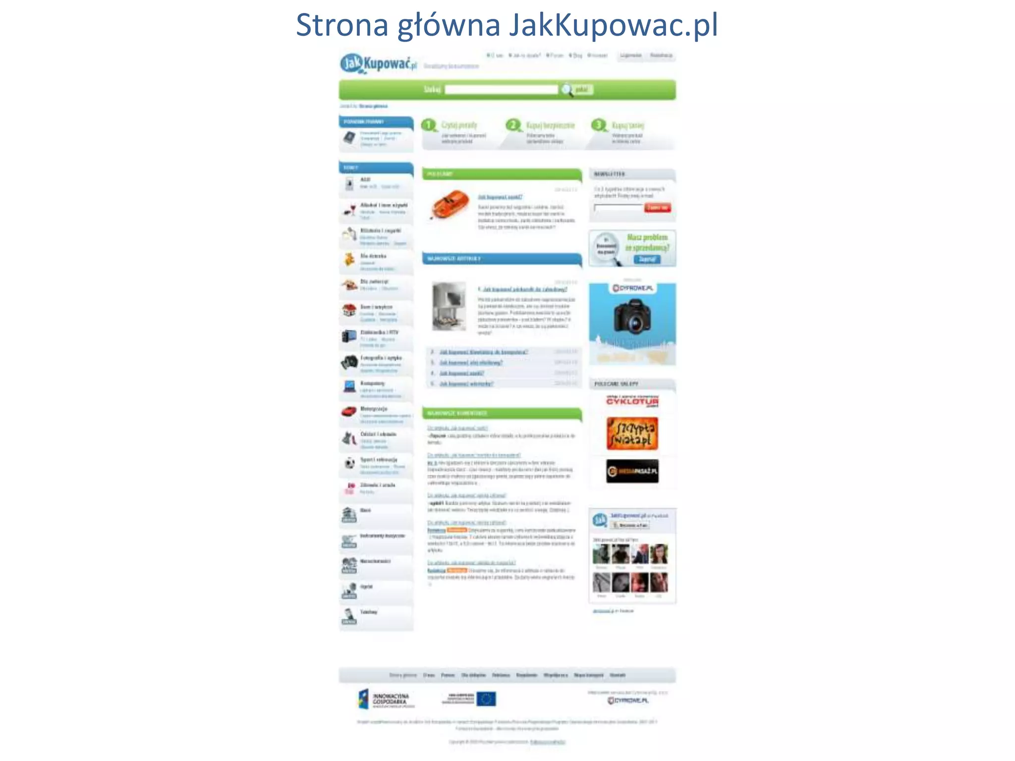   katalog sklepów internetowych: zaufanych, certyfikowanych, sprawdzonych