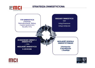 Prezentacja MCI Management