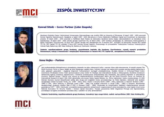 Prezentacja MCI Management