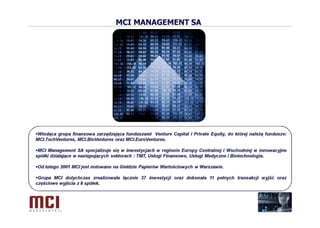 Prezentacja MCI Management