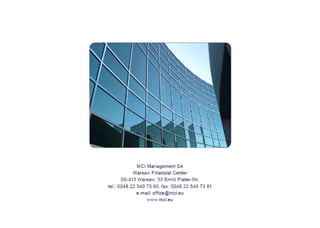 Prezentacja MCI Management