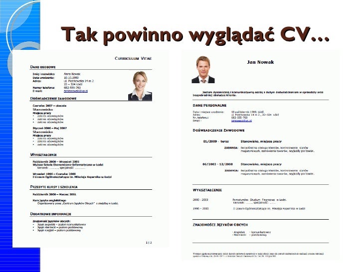 Jak Napisać Cv Bez Doświadczenia Po Liceum