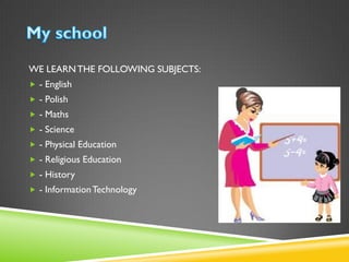 Prezentacja my school | PDF