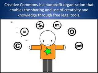 Creative Commons is a nonprofit organization that
   enables the sharing and use of creativity and
       knowledge through free legal tools.
   • Kliknij, aby edytować style wzorca tekstu
      – Drugi poziom
      – Trzeci poziom
         • Czwarty poziom
             – Piąty poziom
 