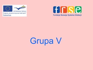 Grupa V 
 