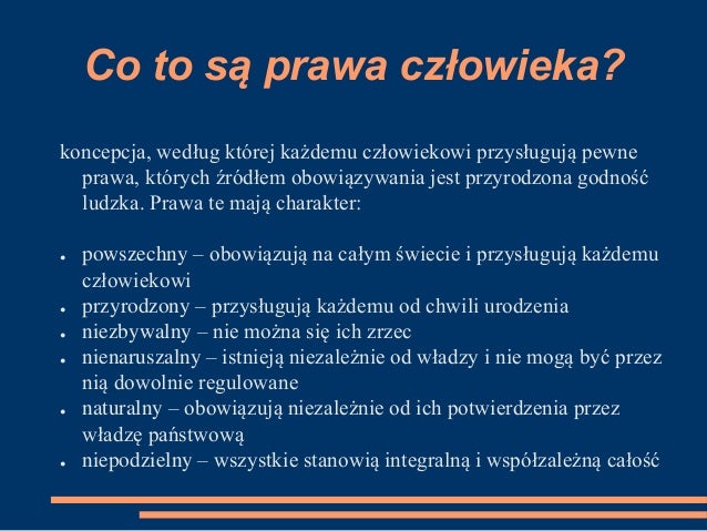Wos Liceum Nowa Era Prawo Czlowieka Sprawdzian Prezentacja prawa człowieka1