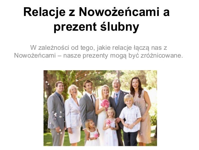 Prezenty ślubne Top 10