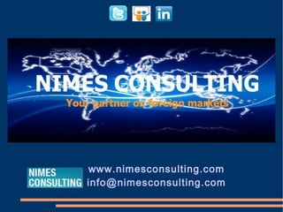 www.nimesconsulting.com
info@nimesconsulting.com
 