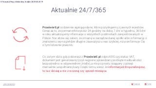 Prześwietl.pl w praktyce, czyli przydatność narzędzi RegTech w poszukiwaniu informacji o firmach Slide 10