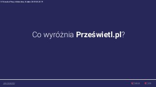 Prześwietl.pl w praktyce, czyli przydatność narzędzi RegTech w poszukiwaniu informacji o firmach Slide 8