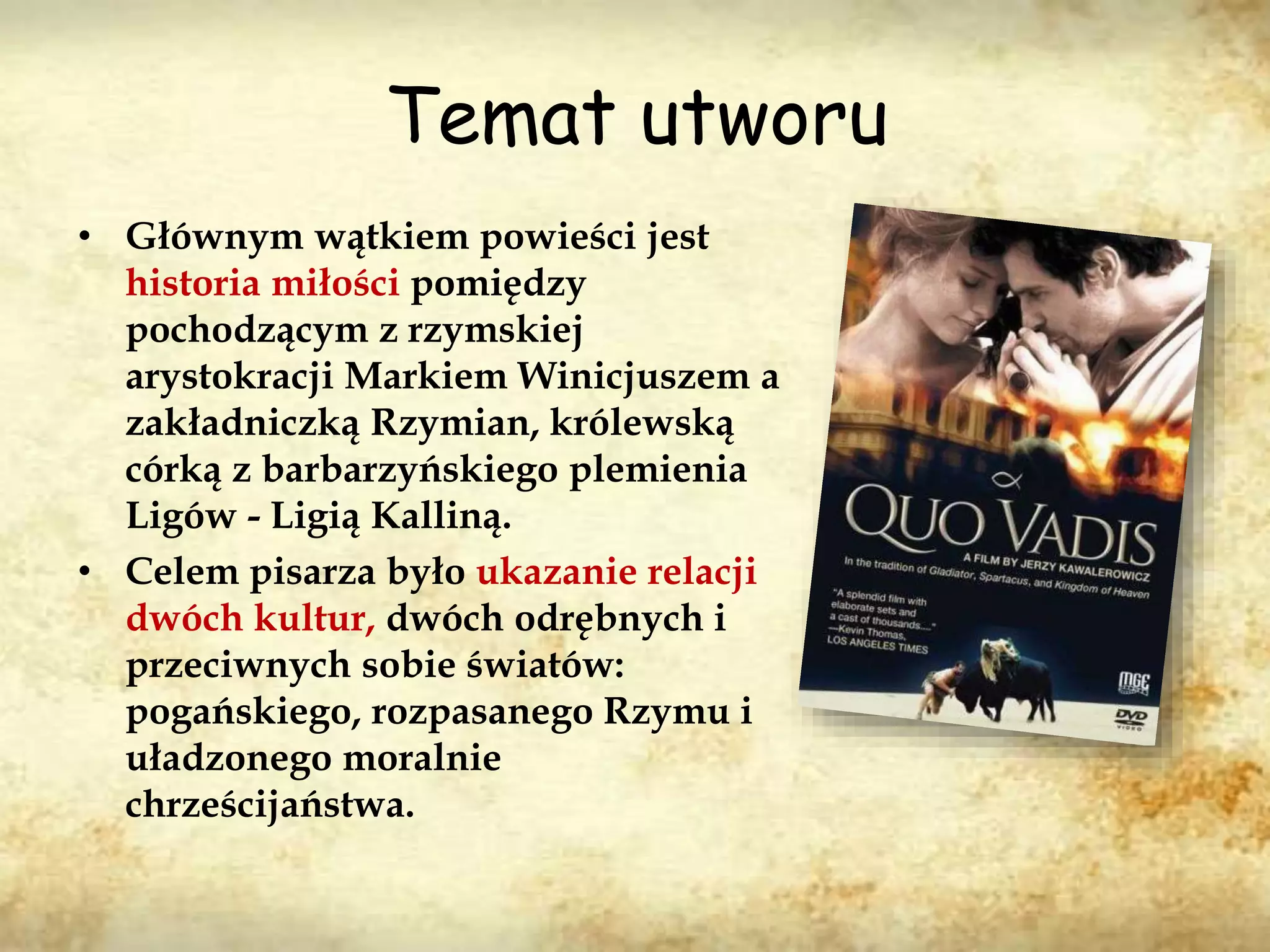 Prezentacja quo vadis | PPTX