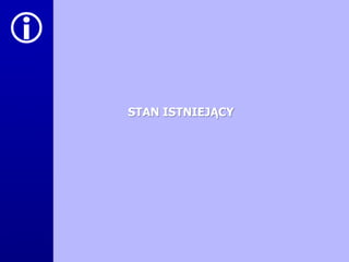 
    STAN ISTNIEJĄCY
 
