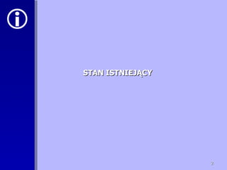  STAN ISTNIEJĄCY 