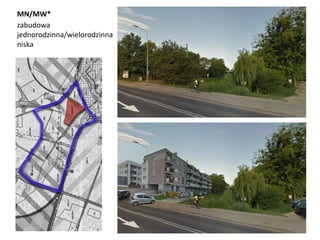 MN/MW*
zabudowa
jednorodzinna/wielorodzinna
niska
 