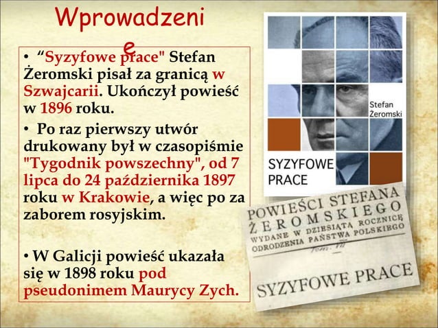 Nauczyciel Języka Polskiego Syzyfowe Prace Prezentacja Syzyfowe prace | PPT