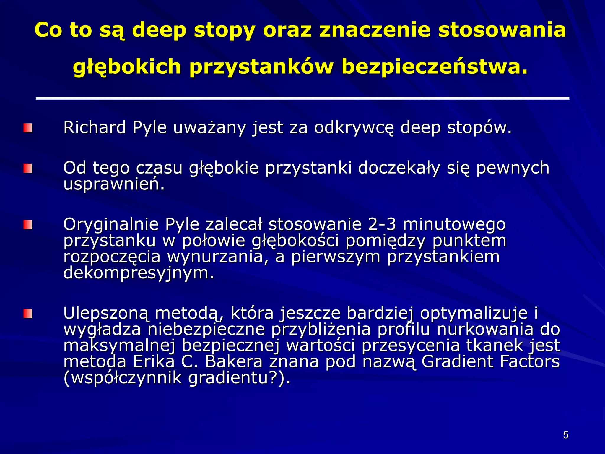 Prezentacja wolne wynurzanie