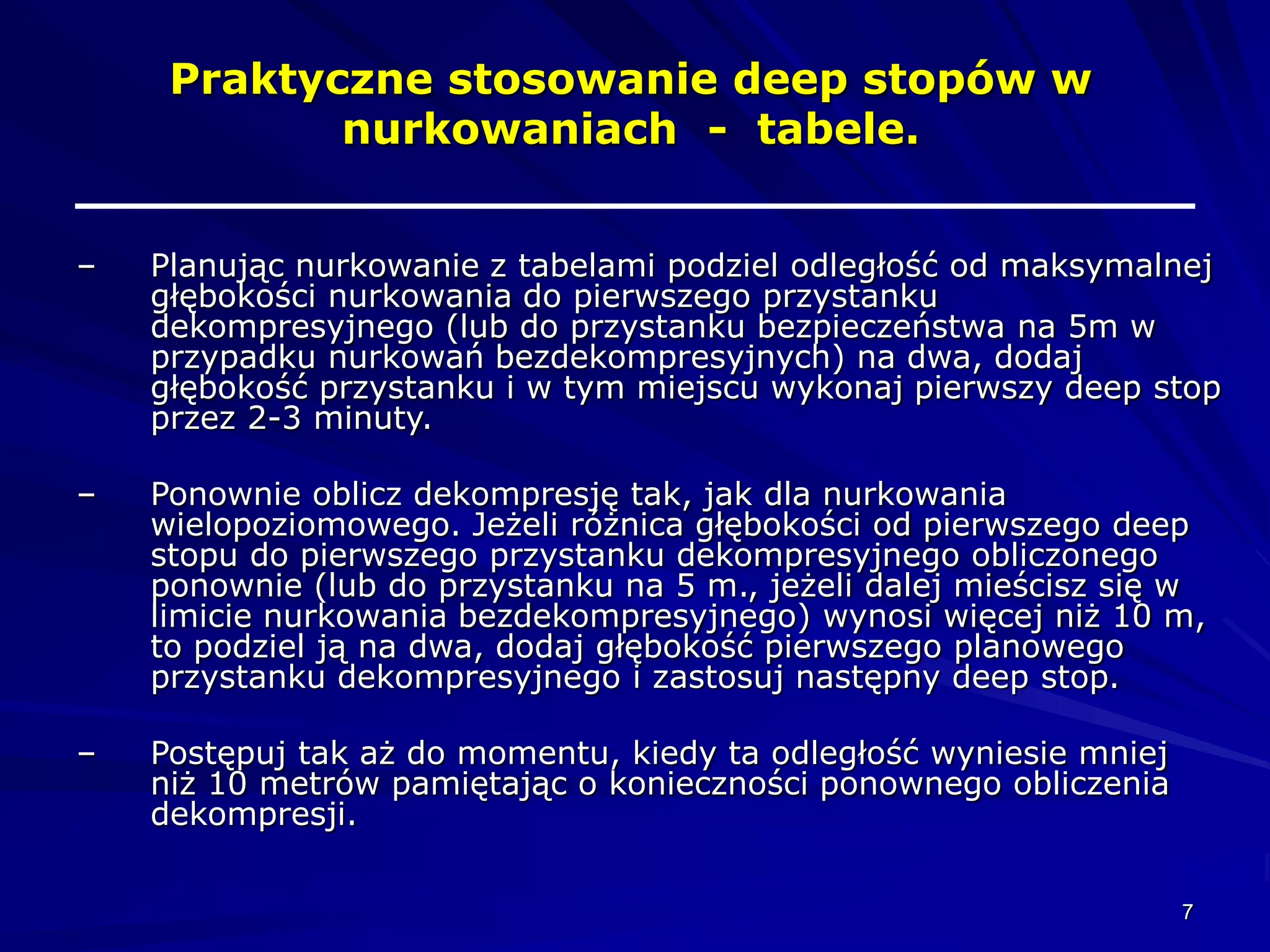 Prezentacja wolne wynurzanie