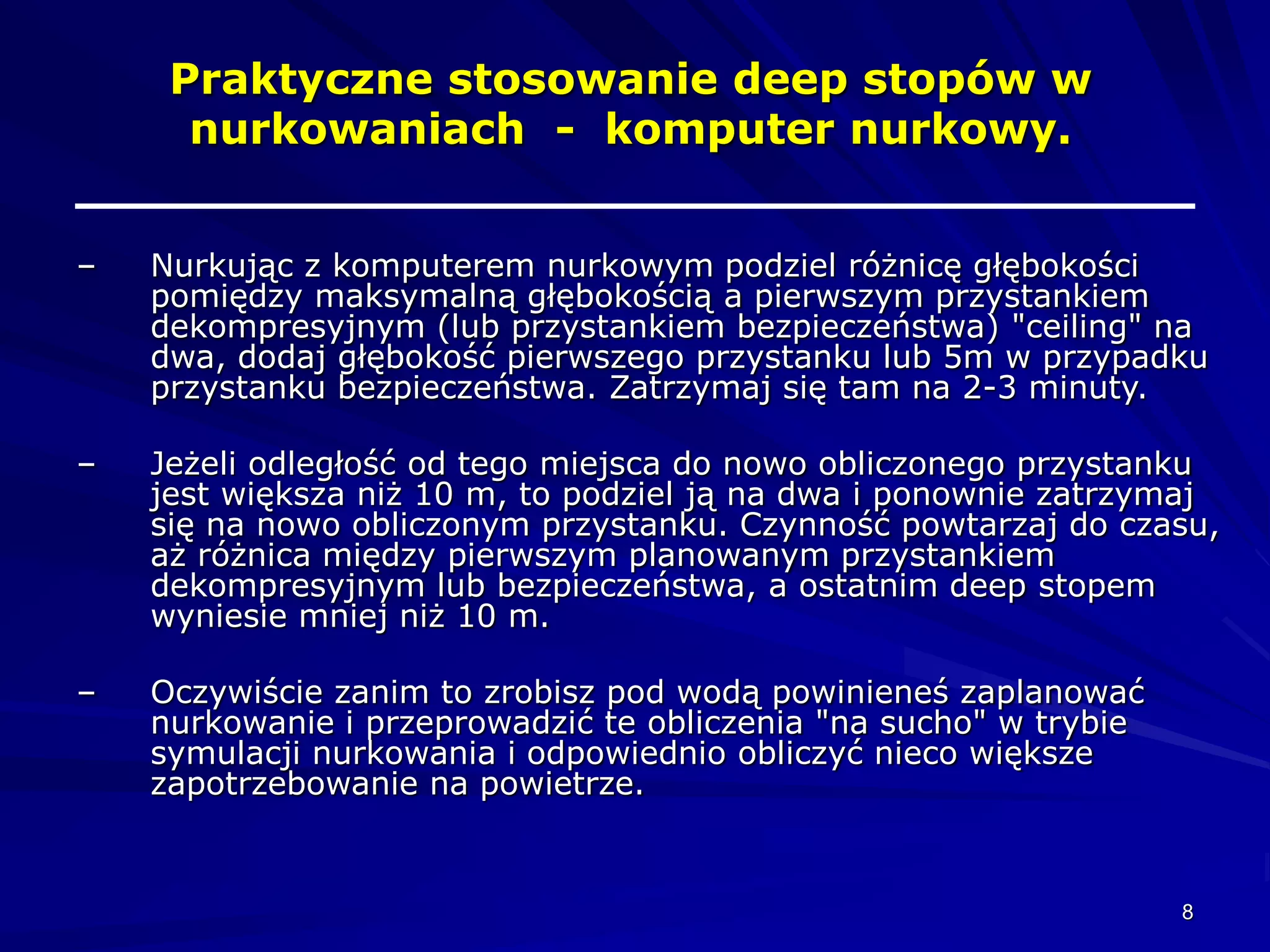 Prezentacja wolne wynurzanie