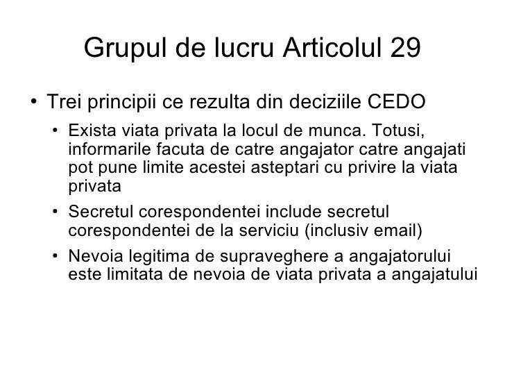 Pastrarea Discretiei In Legatura Cu Viata Privata Viata privata la locul de munca