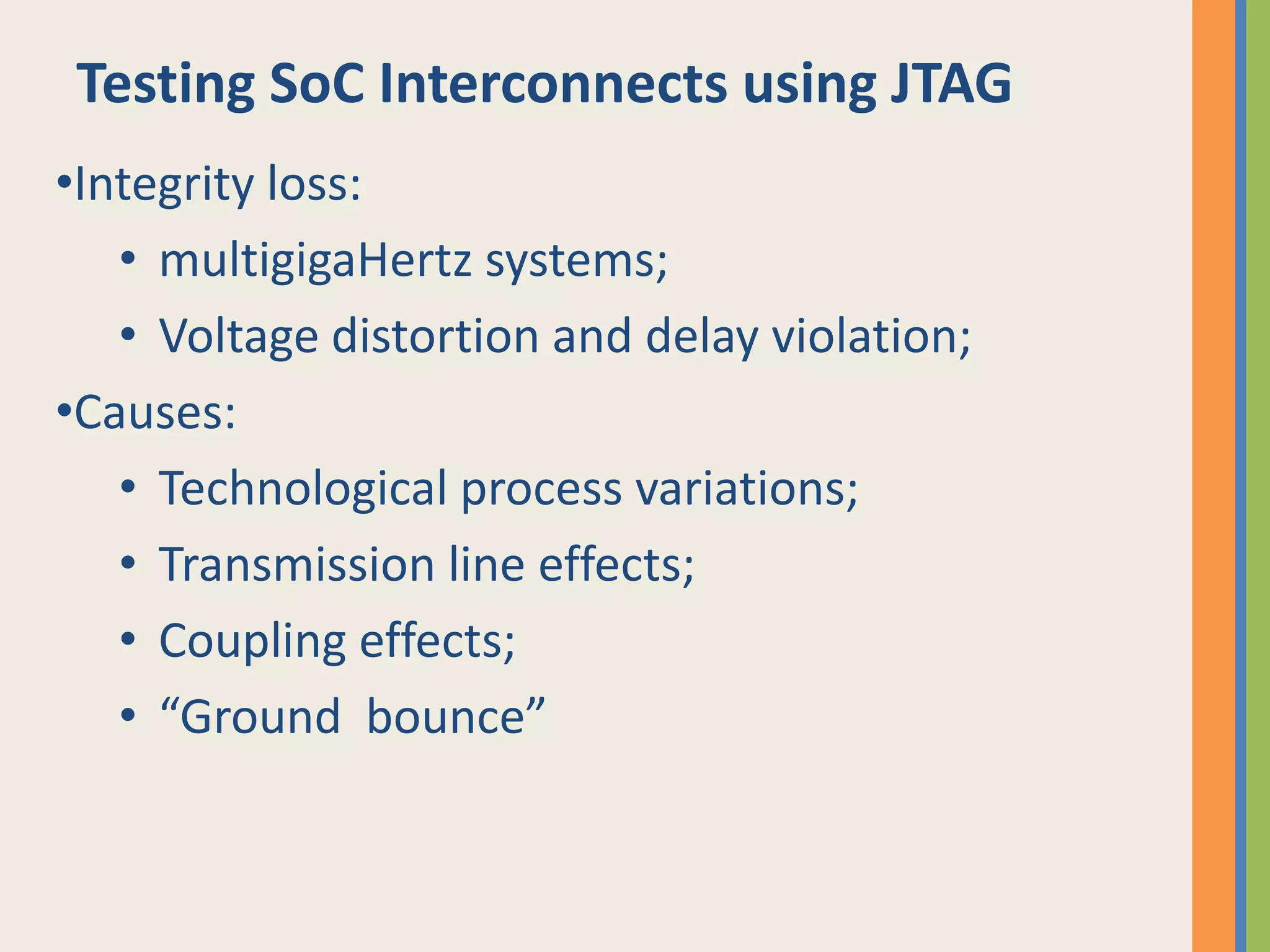 Ie. ARM Core Sight, Infineon Nexus;